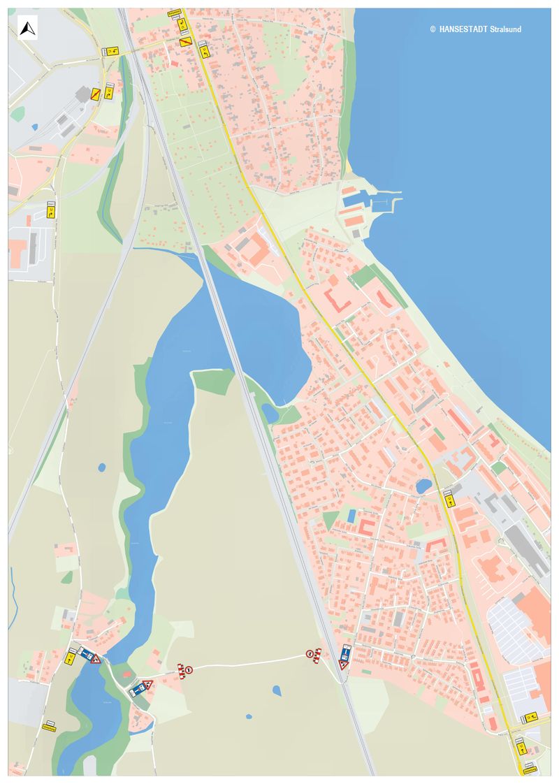 Umleitung wg Voigdehagen 