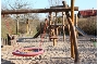 Ein Bild aus trockeneren Tagen - der Spielplatz an der Bremer Straße in Viermorgen