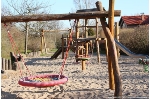 Ein Bild aus trockeneren Tagen - der Spielplatz an der Bremer Straße in Viermorgen