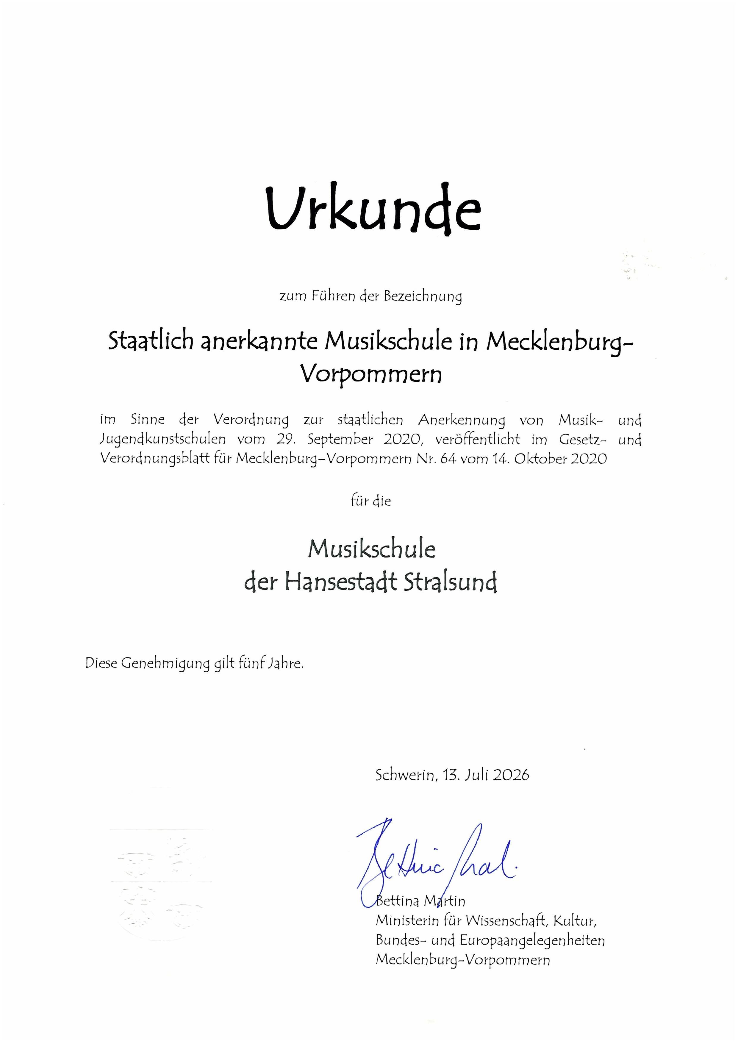 Urkunde Urkunde