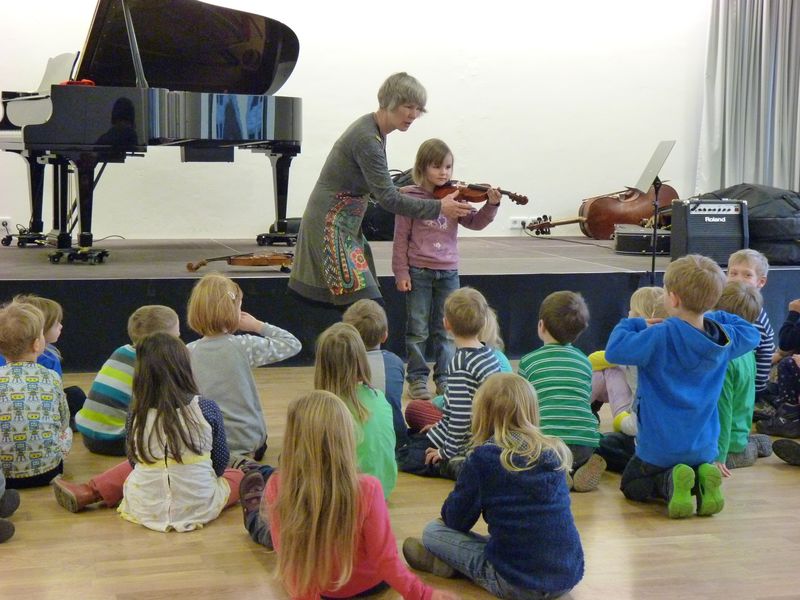 Konzert für Kindergartenkinder in der Musikschule