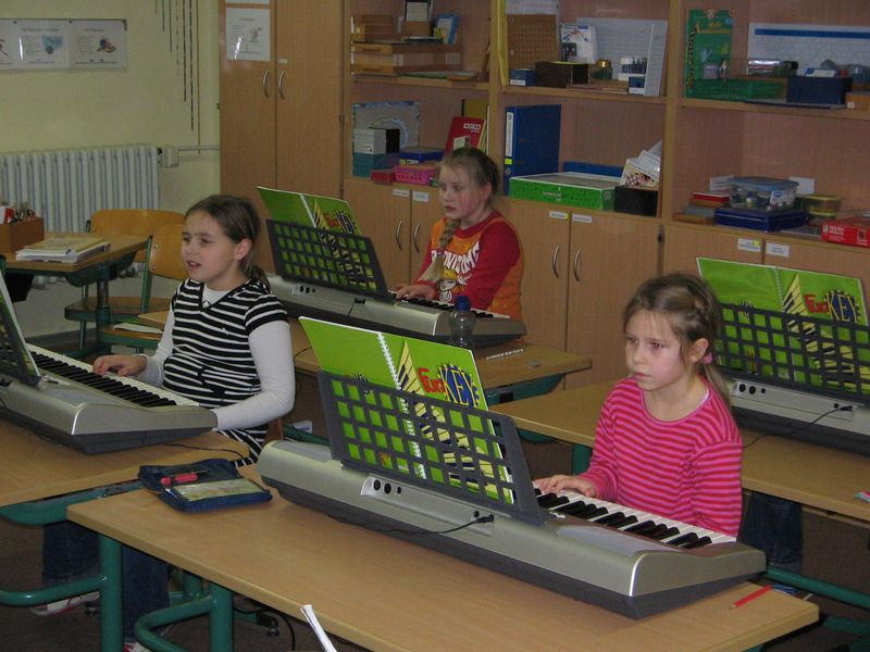 Klassenmusizieren mit Keyboards
