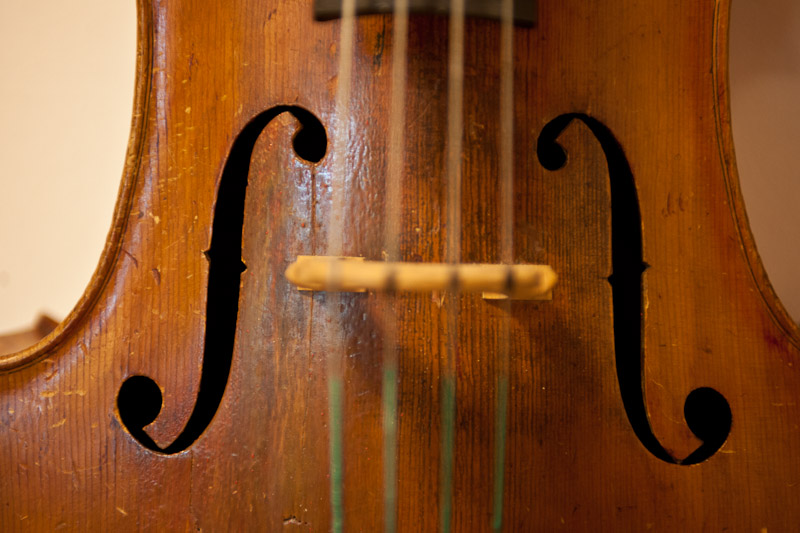 Detail of a violin, photo: Jörn Lehmann